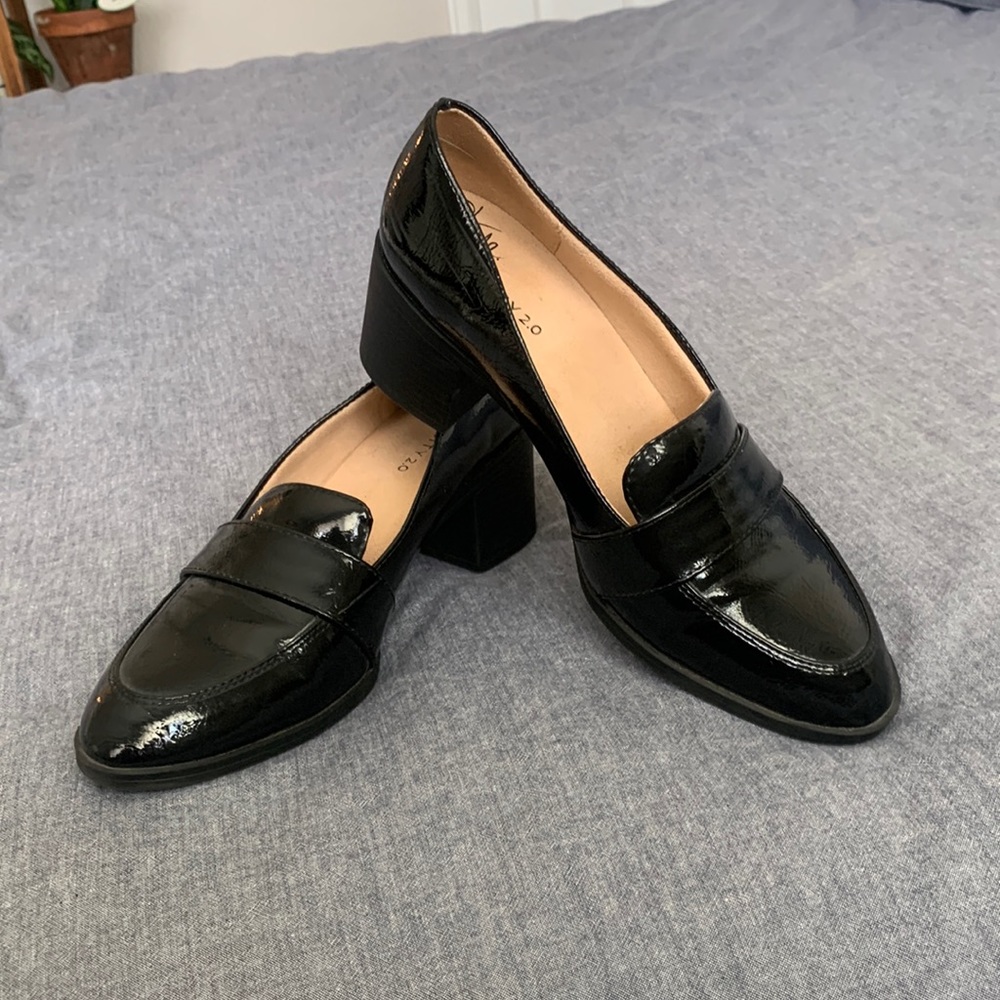 Cute Patent Leather Black Pumps